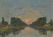 Saint-Valery-sur-Somme, Mondschein-Effekt auf den Kanal - Eugène Boudin — Ansicht des Kunstwerks