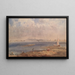 Meereslandschaft in der Bretagne - Eugène Boudin — gerahmtes Bild an der Wand