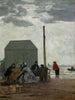 Die Strand von Deauville - Eugène Boudin — Ansicht des Kunstwerks