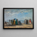 Die Strandpromenade in Trouville - Eugène Boudin — gerahmtes Bild an der Wand
