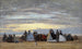 Die Strandpromenade in Villerville - Eugène Boudin — Ansicht des Kunstwerks