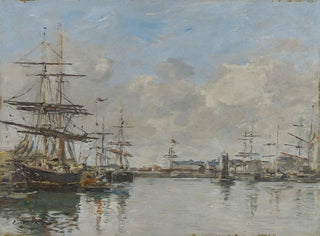 Le Port du Havre - Eugène Boudin — Ansicht des Kunstwerks