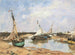Barques de Trouville entre les jetées - Eugène Boudin — Ansicht des Kunstwerks