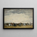 Urlauber am Strand von Trouville - Eugène Boudin — gerahmtes Bild an der Wand