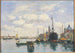 Meereslandschaft-Gemälde an der Giudecca, Venedig - Eugène Boudin — Ansicht des Kunstwerks