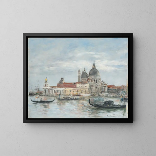 Eugne Boudin - Venise La Salute La Douane.webp