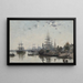 Vue de Bordeaux depuis le Quai des Chartrons - Eugène Boudin — gerahmtes Bild an der Wand