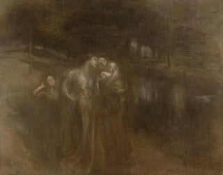 Die jungen Mütter - Eugène Carrière — Ansicht des Kunstwerks