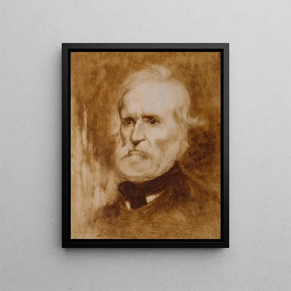 Eugne Carriere - Portrait dAuguste Blanqui 18051881 homme politique.webp