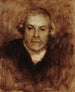 Portrait von Edmond de Goncourt 1822-1896 Schriftsteller - Eugène Carrière — Ansicht des Kunstwerks