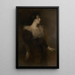 Portrait von Pauline Ménard-Dorian - Eugène Carrière — gerahmtes Bild an der Wand