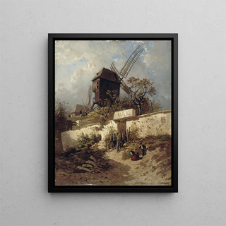 Eugne Ciceri - Le Moulin de la Galette Montmartre.webp