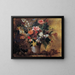 Stillleben mit Blumen - Eugène Delacroix — gerahmtes Bild an der Wand