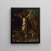 Der Christus am Kreuz - Eugène Delacroix — gerahmtes Bild an der Wand