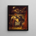 Faust und Mephistopheles - Eugène Delacroix — gerahmtes Bild an der Wand