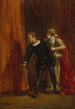 Hamlet und seine Mutter - Eugène Delacroix — Ansicht des Kunstwerks