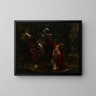 Marphise - Eugène Delacroix — gerahmtes Bild an der Wand
