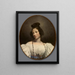 Mlle Alexandrine Julie de la Boutraye - Eugène Delacroix — gerahmtes Bild an der Wand
