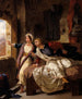 Rebecca und Ivanhoé verwundet - Eugène Delacroix — Ansicht des Kunstwerks