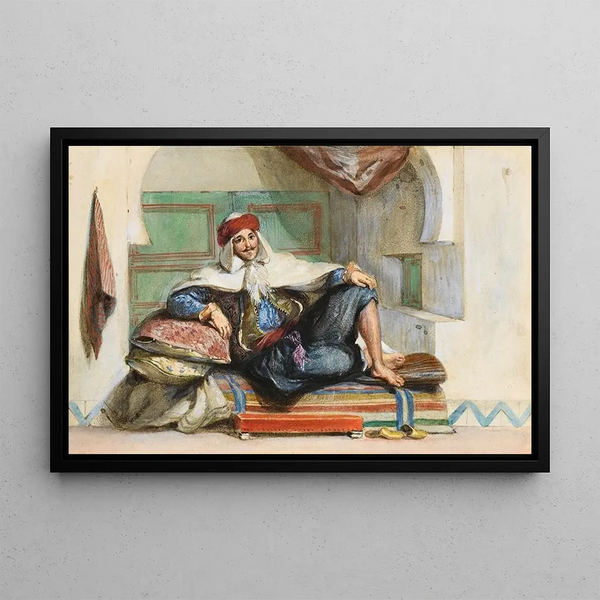 Eugne Delacroix - Sidi Abdallah Provincial Ruler Of The Regency Of Algiers Rue Amour June 27th 1832.webp