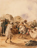 Die wandernden Spieler - Eugène Delacroix — Ansicht des Kunstwerks