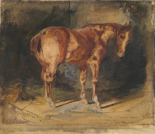 Eugne Delacroix - Study of a Horse.webp