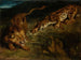 Tiger und Löwe - Eugène Delacroix — Ansicht des Kunstwerks