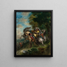 Weislingen eingefangen von den Männern von Götz - Eugène Delacroix — gerahmtes Bild an der Wand