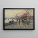 am Kai - Eugène Galien-Laloue — gerahmtes Bild an der Wand