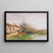 Frühlingstag am Bachufer - Eugène Galien-Laloue — gerahmtes Bild an der Wand