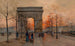 L'Arc de Triomphe Place de l'Étoile - Eugène Galien-Laloue — Ansicht des Kunstwerks
