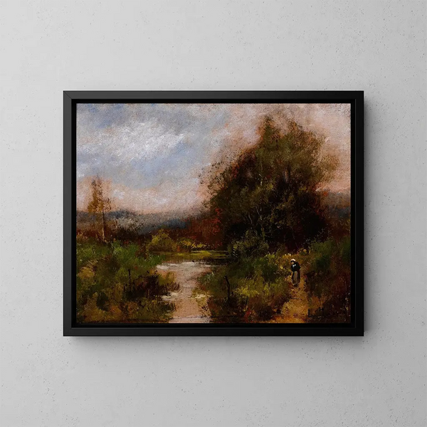 Landschaft - Eugène Galien-Laloue — gerahmtes Bild an der Wand