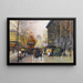 Der Blumenmarkt, La Madeleine - Eugène Galien-Laloue — gerahmtes Bild an der Wand