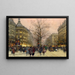 Les Grands Boulevards, Paris - Eugène Galien-Laloue — gerahmtes Bild an der Wand