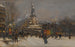 Place de la République (Konflikt des Cas) - Eugène Galien-Laloue — Ansicht des Kunstwerks