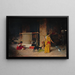 Die Weber - Eugène Girardet — gerahmtes Bild an der Wand