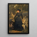 Marie Giraud, Tochter des Malers Charles Giraud, Nichte von Eugène Giraud - Eugène Giraud — gerahmtes Bild an der Wand