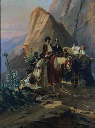 Eugne Giraud - Souvenir du voyage de Paris Cadix fait en 1846 par Alexandre Dumas et ses amis.webp
