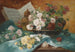 Stillleben mit Rosen in einer Schüssel - Eugène Henri Cauchois — Ansicht des Kunstwerks