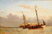 Barques de pêche - Eugène Isabey — Ansicht des Kunstwerks