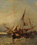 Marina - Eugène Isabey — Ansicht des Kunstwerks