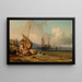 Am Meer - Eugène Isabey — gerahmtes Bild an der Wand