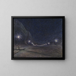 Eugne Jansson - Hornsgatan by Night.webp