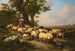Eine Schäferin mit ihrer Herde - Eugène Joseph Verboeckhoven — Ansicht des Kunstwerks