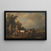 Abfahrt zum Markt - Eugène Joseph Verboeckhoven — gerahmtes Bild an der Wand