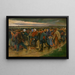 Letzte Vision - Eugène Laermans — gerahmtes Bild an der Wand