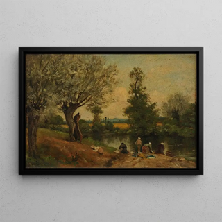 Eugne Lambert - Paysage Laveuses.webp