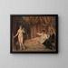Glück und Elend - Eugène Smits — gerahmtes Bild an der Wand