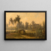 Schleuse - Euphrosine Beernaert — gerahmtes Bild an der Wand