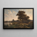 Die Heidelandschaft bei Oosterbeek, Gelderland - Euphrosine Beernaert — gerahmtes Bild an der Wand